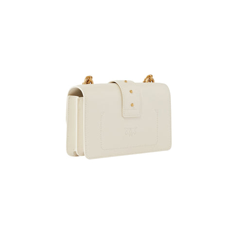 Pinko Borsa a spalla Borsa Donna tracolla Love One Mini Bianco oro P25 - PINKO 100059A0F1 - Z14Q - UNI - Francavilla Moda